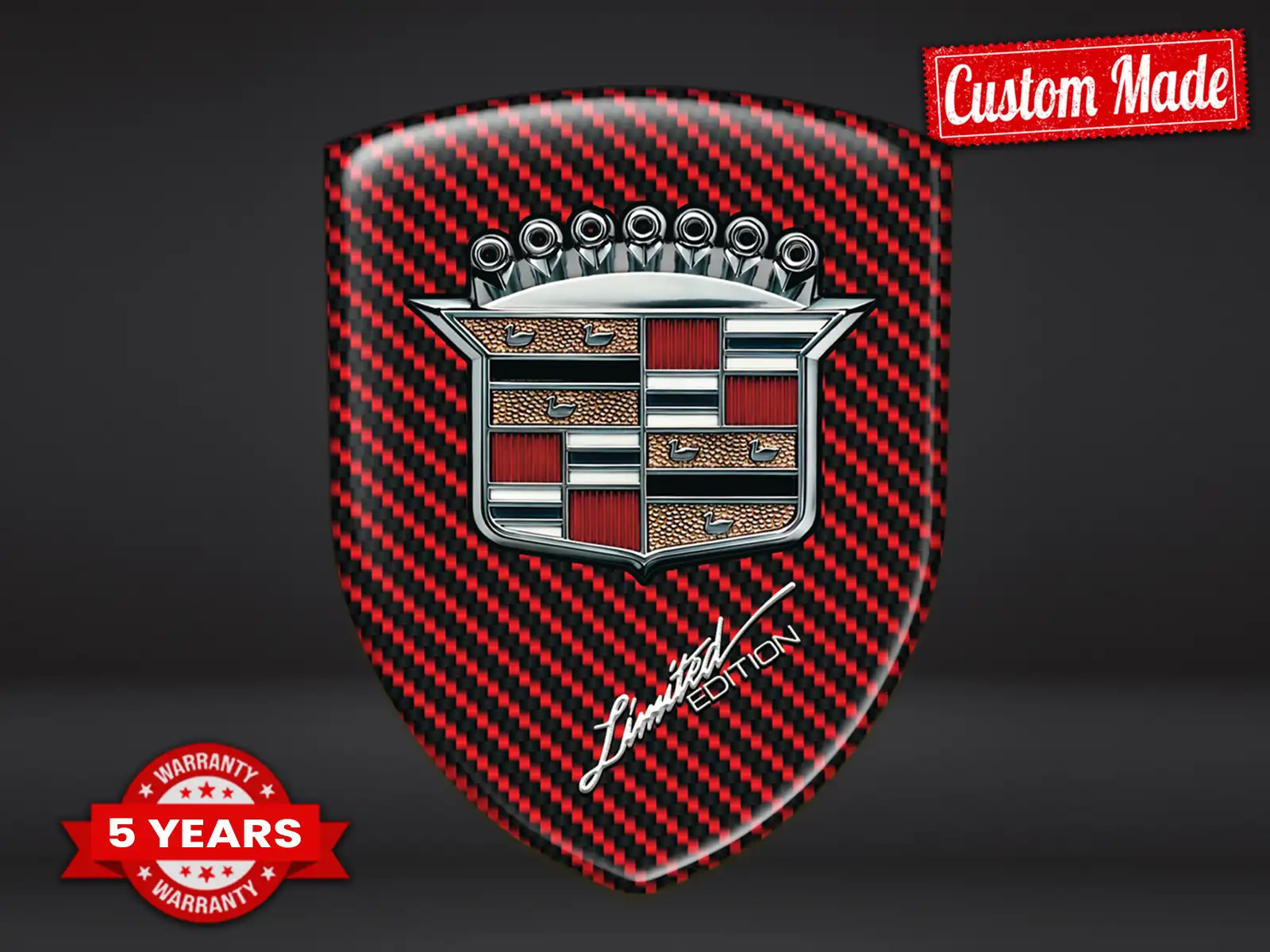 Cadillac Vinilos Ventana Personalizados Máximo Resistente  ST